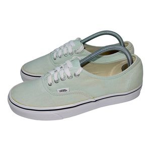 Vans Authentic Mint Green Men’s Size 8.5 Casual Skate Shoes